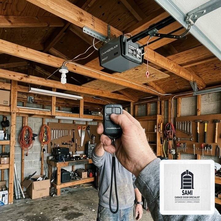 Off-Track Garage Door Emergency Realignment & Laser Calibration in Schiller Park, IL